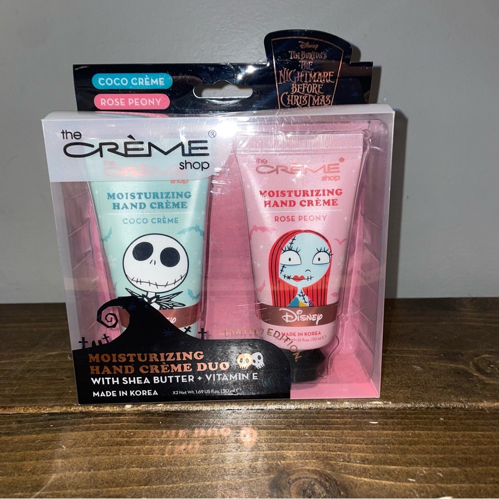 Nightmare Before Christmas Moisturizing Jams Crème Duo Set Crème Shop Vit E Shea